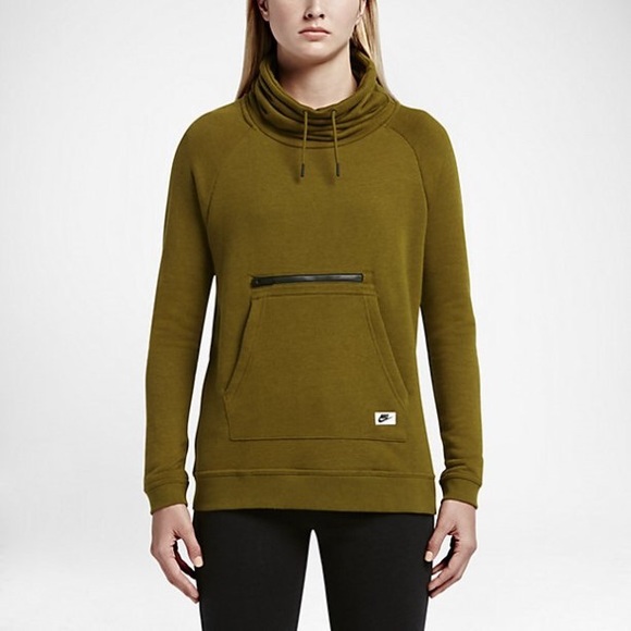 Nike Sweaters - NIKE Cowl Neck Hoodie